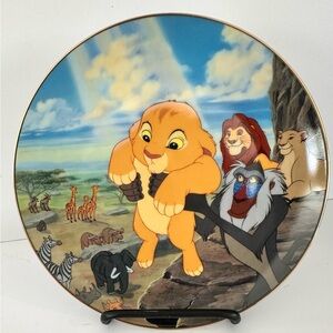 Lion King Collectible Plate Disney